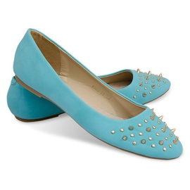 BM Bailarinas com pregos A507 azul 1