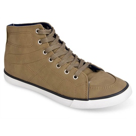 Tênis alto casual 033 Khaki verde 1