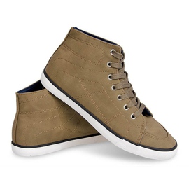Tênis alto casual 033 Khaki verde 2