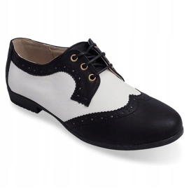 Sapatos Classic Jazz 4D85G Preto branco 1