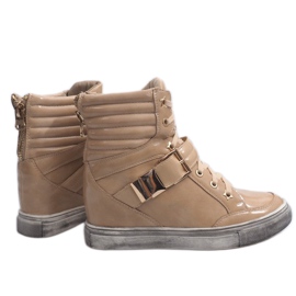 Tênis Fashionable Gold 7068 Beige bege 1