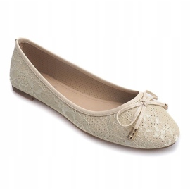 Bailarinas de renda 02059 bege 1