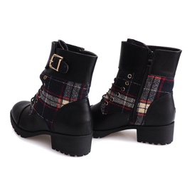 Botas com atacadores Botas Lattice B2913 Preto 1