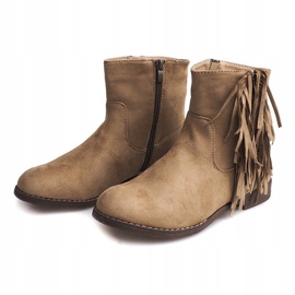 Botas de camurça quente Boho RMB-19 Khaki cáqui 1