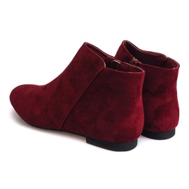 Botas de camurça Chelsea botas 7-106 vermelhas vermelho 2 Botas de camurça Chelsea botas 7-106 vermelhas vermelho 2
