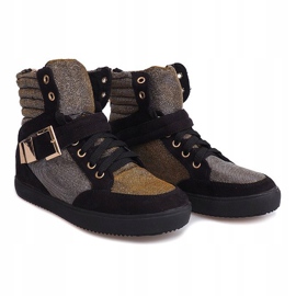 Tênis alto 6981 preto 2