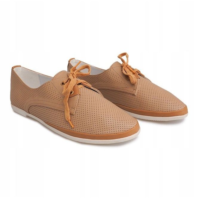 Openwork Jazz Shoes CS002 Camel marrom 1