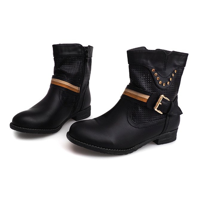 Botas Openwork Cowboy HC230 Preto 1