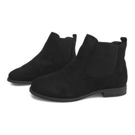 Botas de camurça botas Jodhpur B2814-KB pretas preto 2