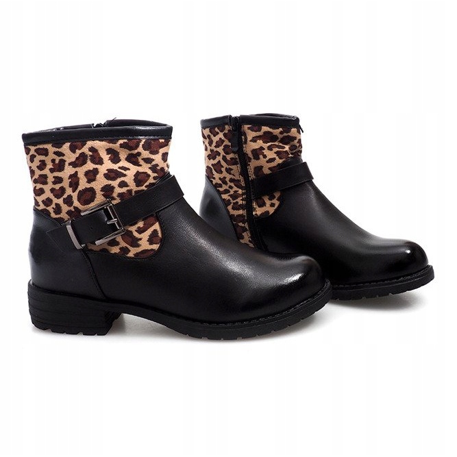 Botas W Panterke B769 Pretas castanho preto 1