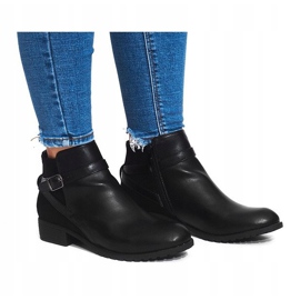 Decorado com botas pretas LM-201 preto 1