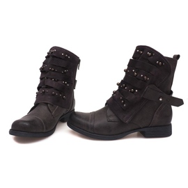 Botas exclusivas F1610 cinza 2