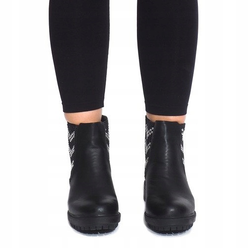 Botas motorizadas com tachas LL98 pretas preto 2