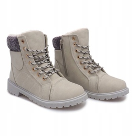Trappers Timberki isolados DD498-5 Beige bege 2