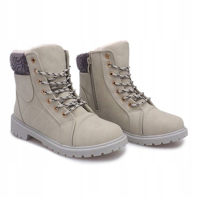 Trappers Timberki isolados DD498-5 Beige bege 2