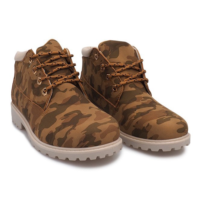 Timberki Trapery W-3056 Camel marrom 1