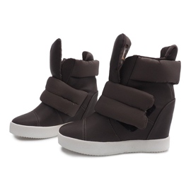 Tênis Quente Cunha 01-3 Khaki verde 1