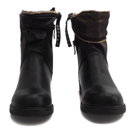 Botas quentes 7821 pretas preto 1