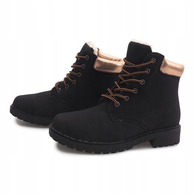 Warm Timber Trappers 8589 Preto 2