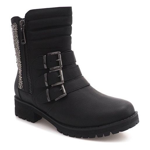 Botas Isoladas Com Fivela HQ42 Preta preto 1