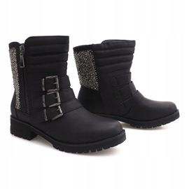 Botas Isoladas Com Fivela HQ42 Preta preto 2
