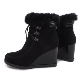 Botas Quentes em Cunha J-6 Pretas preto 1