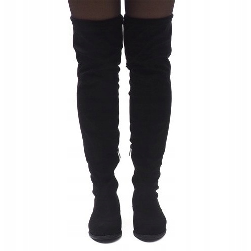 Botas de camurça 30701 pretas preto 2