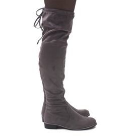 Botas de camurça 30701 cinza 1