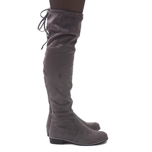 Botas de camurça 30701 cinza 1