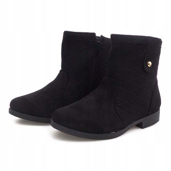 Botas quentes D140 pretas preto 1