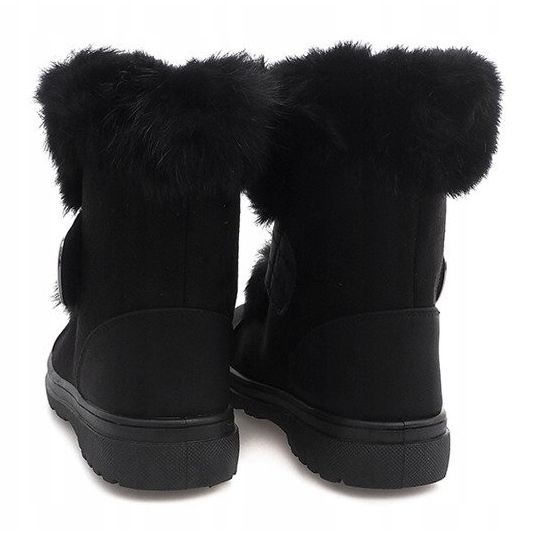 Warm Timberki Bows DD492-1 Preto 1