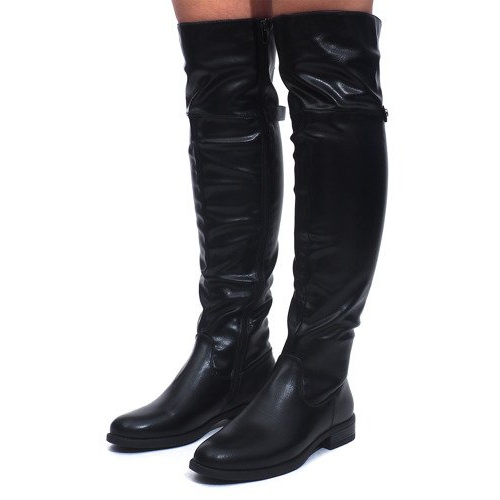 Botas Elegantes A-8NR2 Pretas preto 1