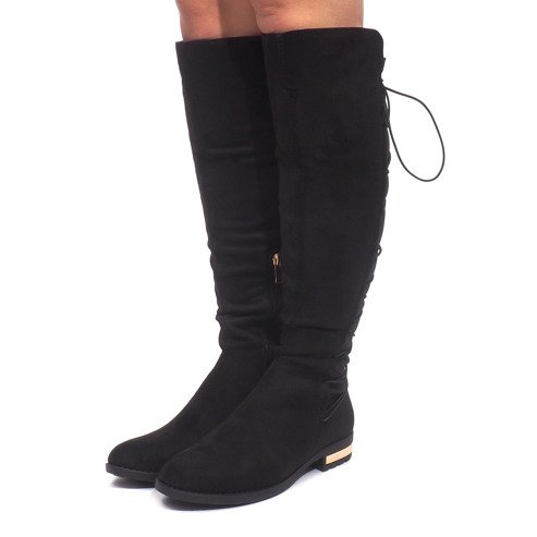 Botas de camurça Pompon G-42 Preto 1