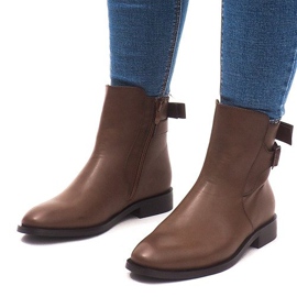 Botas sólidas e isoladas Chelsea 740 Camel marrom 1