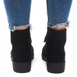 Botas de camurça AT-0625 pretas preto 2 Botas de camurça AT-0625 pretas preto 2