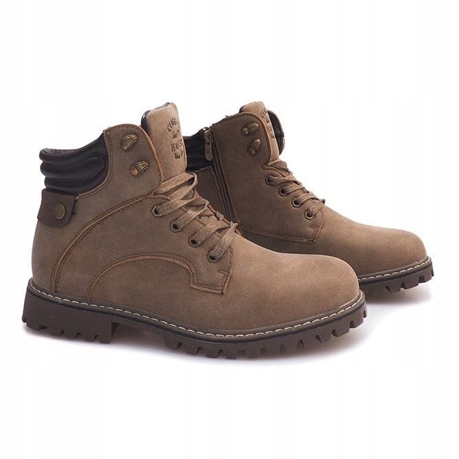 Botas quentes A177-8 marrom 2