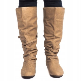Botas com alto isolamento E0362-7 Bege 1 Botas com alto isolamento E0362-7 Bege 1