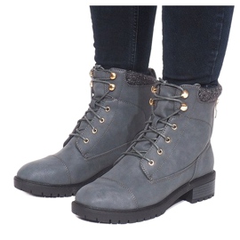 Botas quentes B9817-KB cinza 1