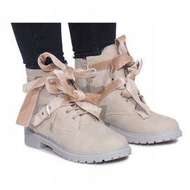 Botas Quentes Extravagantes TL0129-4 Bege 2