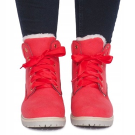 Trappers Timberki isolados TL0127-4 vermelho 1