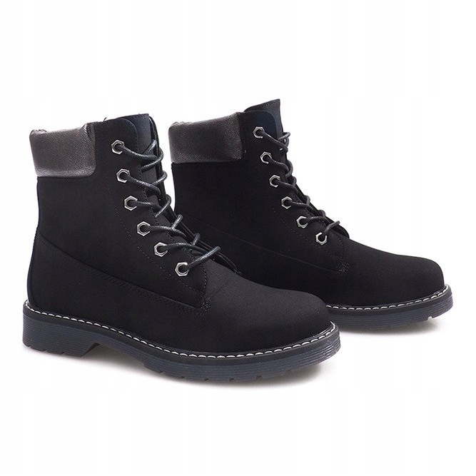 Botas quentes 061-1 Pretas preto 1