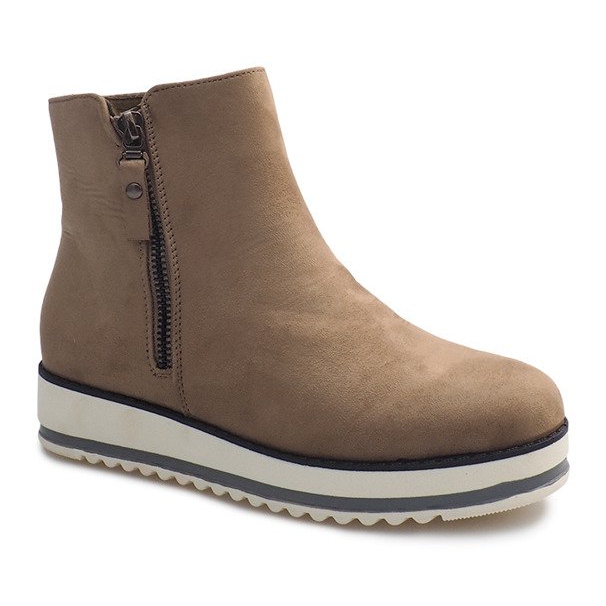 Botas quentes botas Jodhpur K-103 Stone bege 1