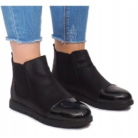 Botas esportivas T1713-1 pretas preto 2