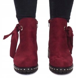Botas de camurça DR1798-64 Borgonha vermelho 1 Botas de camurça DR1798-64 Borgonha vermelho 1