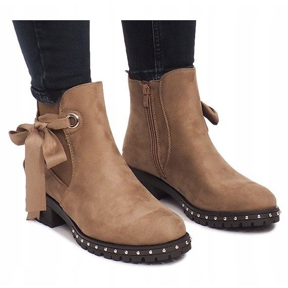 Botas de camurça DR1798-64 Khaki cáqui 2