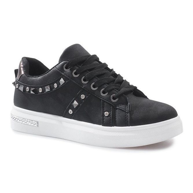 Tênis preto com tachas Lucette 2 Tênis preto com tachas Lucette 2