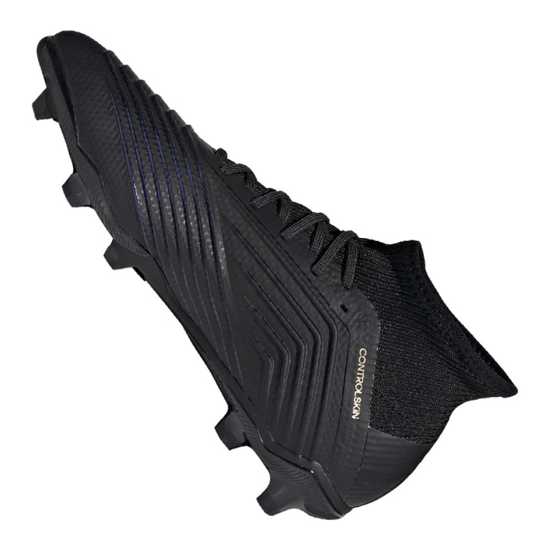 Chuteiras Adidas Predator 19.1 Fg Jr G25791 preto preto 1