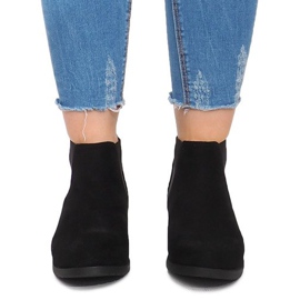 Botas de camurça com elástico C-5 preto 1