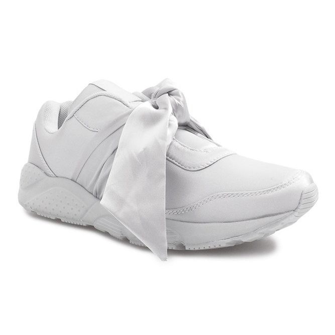 Tênis esportivos cinza com laço Laure 1