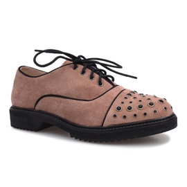 Sapatinhos rosa com tachas Raymonde 2